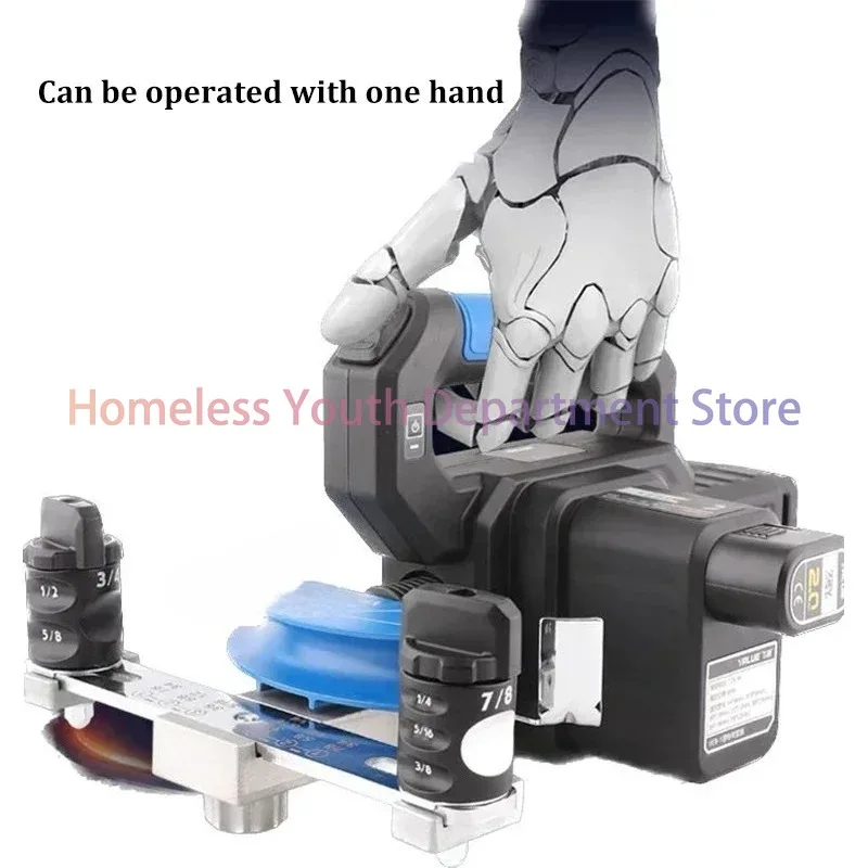 Lithium Electric Tube Bender VEB-1 Automatic Bender Air Conditioning Tool Copper Tube 6-22MM Rechargeable
