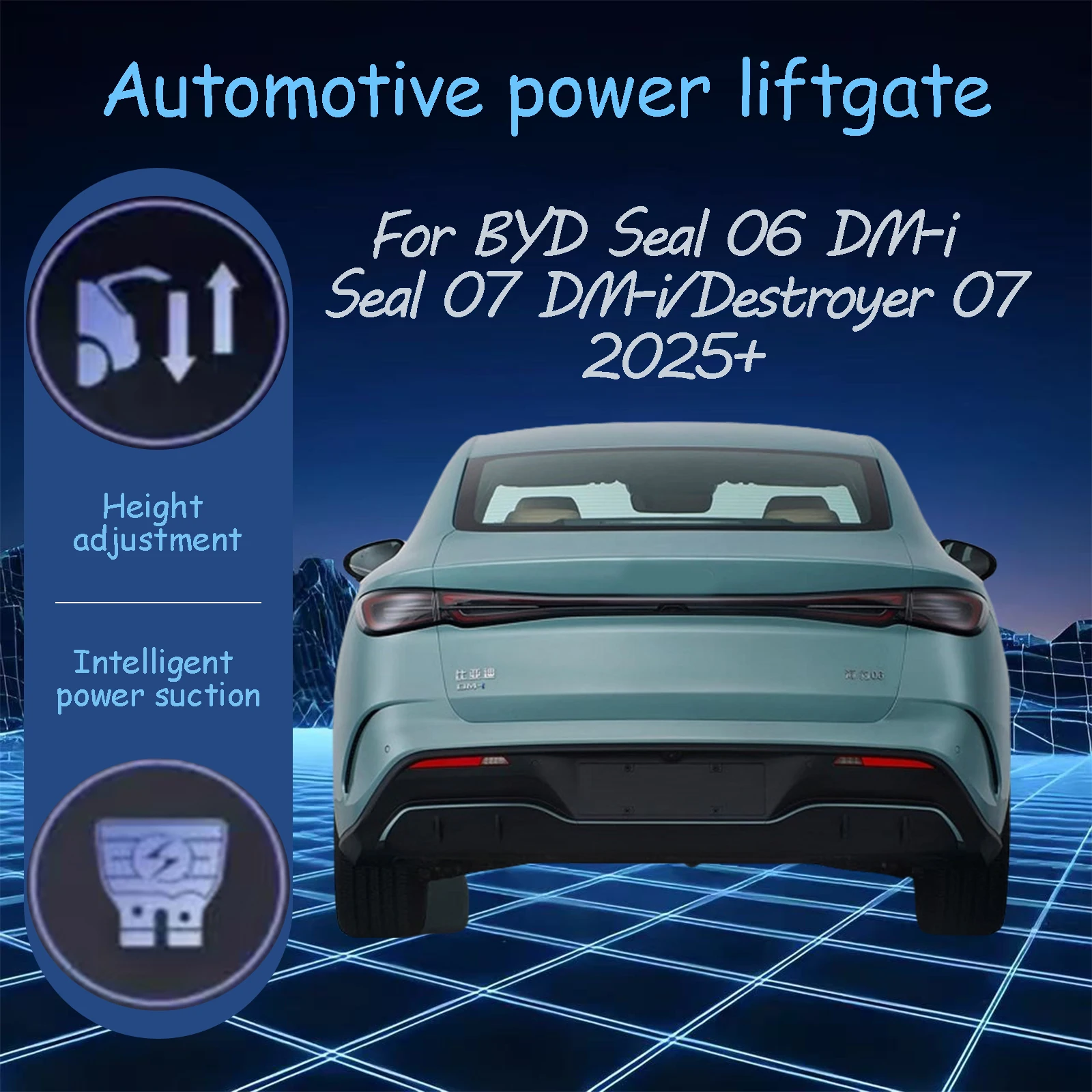 

For BYD Seal 06/07 DM-i 2025+ Electric tailgate automatic suction locks suitable Trunk modification system