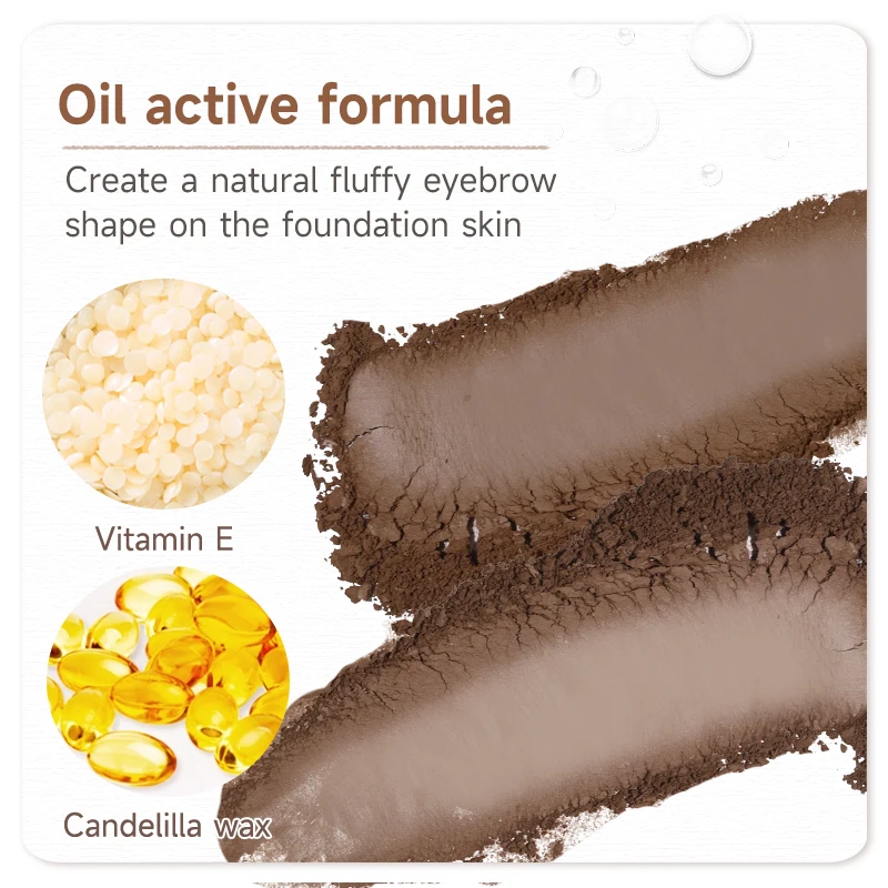 2-in-1 アイブロウ ペンシル、長持ち、防水、汗に強い、簡単に削れる、眉、自然な眉メイクを作成します。