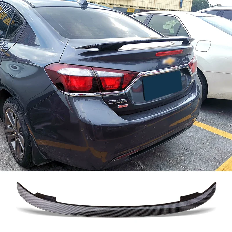 Rear Wing for Chevrolet Cruze 2009-2015 Trunk Spoiler Carbon Surface MT Style Car Refit Accessories