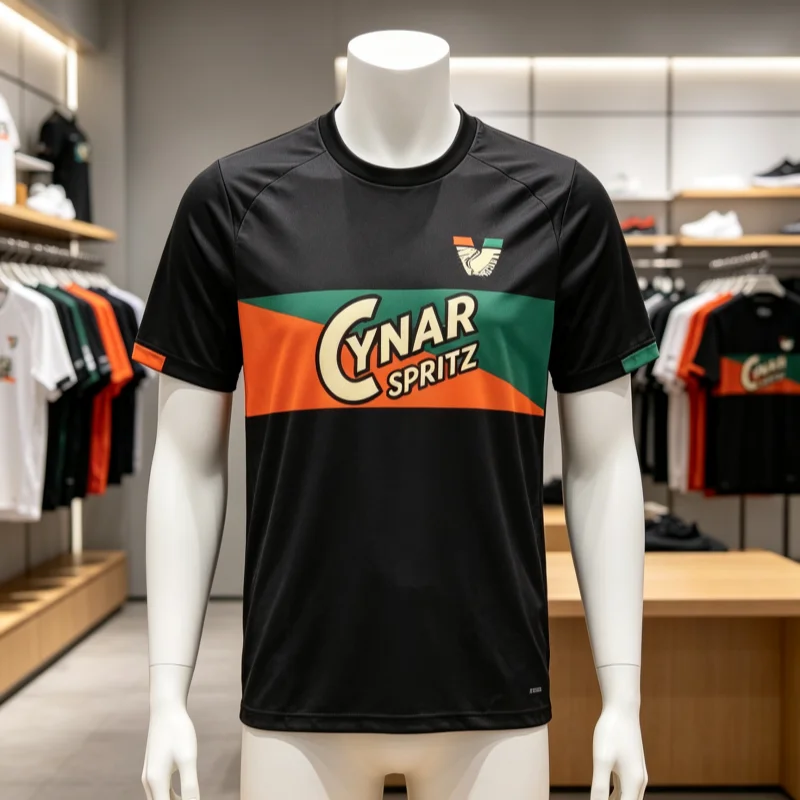 26-27 Season Venetian Football 3D Printed T-shirt Men's Sports Style Summer Breathable Fast Drying Parent-child Jersey
