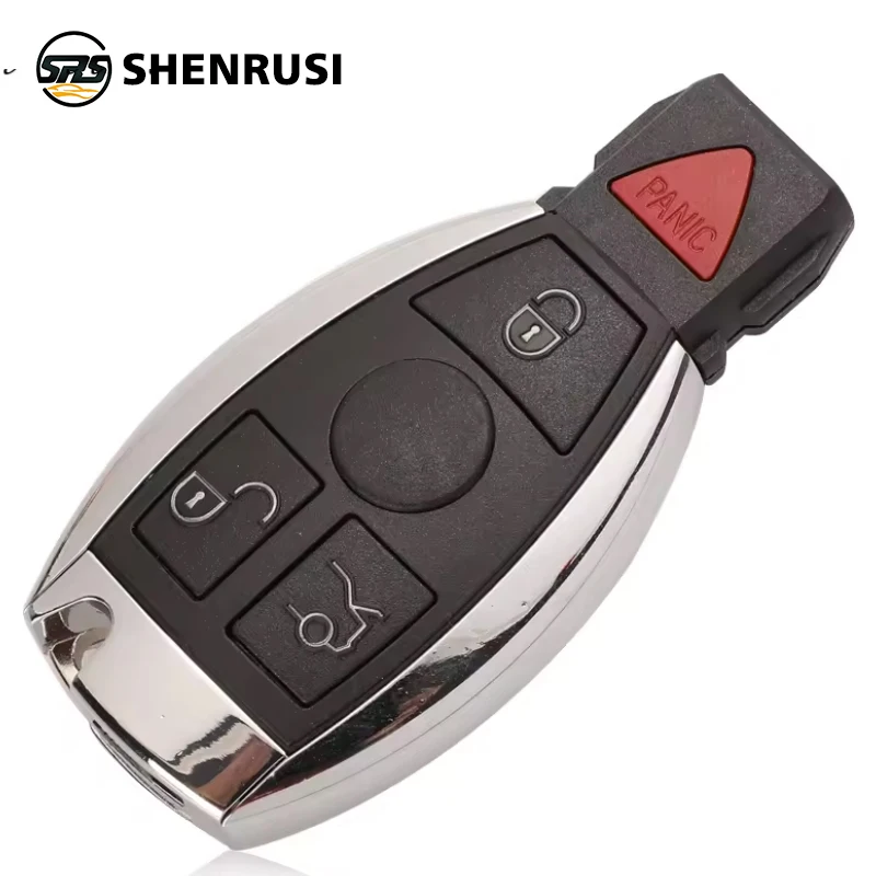 

SHENRUSI Car Key 315Mhz / 433MHz for MB Mercedes BENZ C E S 2Supports Original NEC BGA Fob BGA Style 2/3/4 Buttons Remote Smart