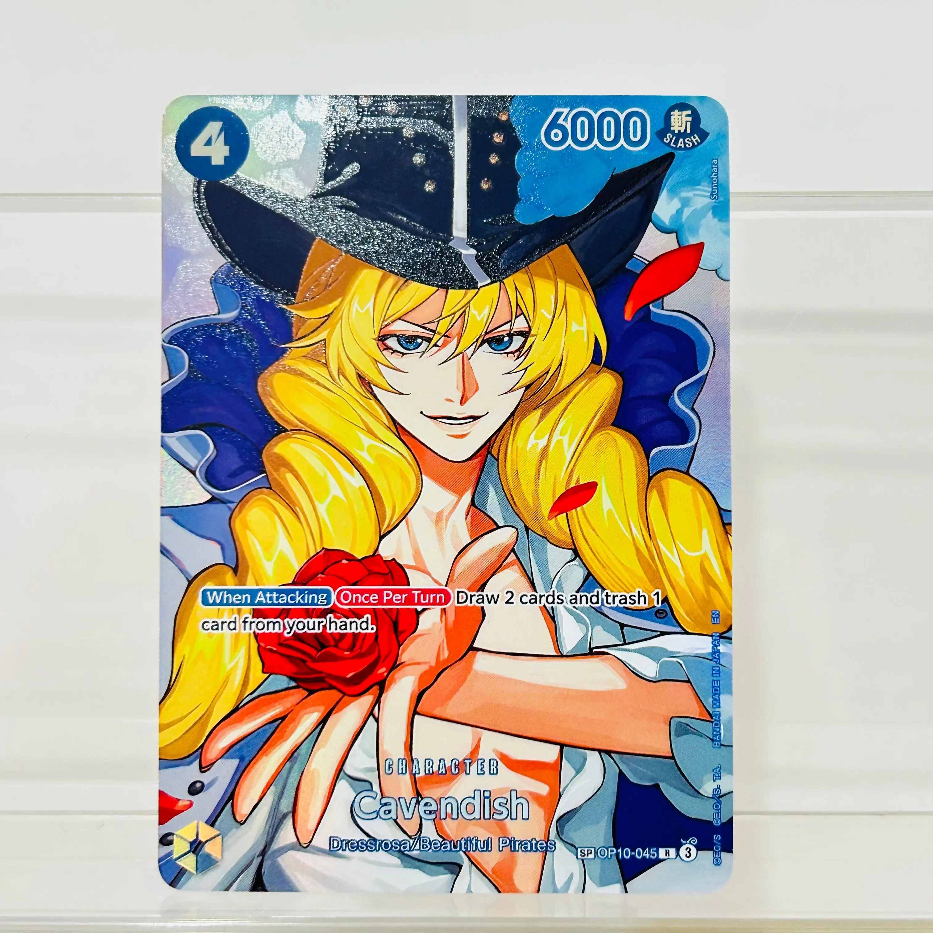 One Piece Ms. All Sunday OP14-084 Character Card Holographic Texture Cards Collectible Grade DIY Premium Anime Collection Card view 4
