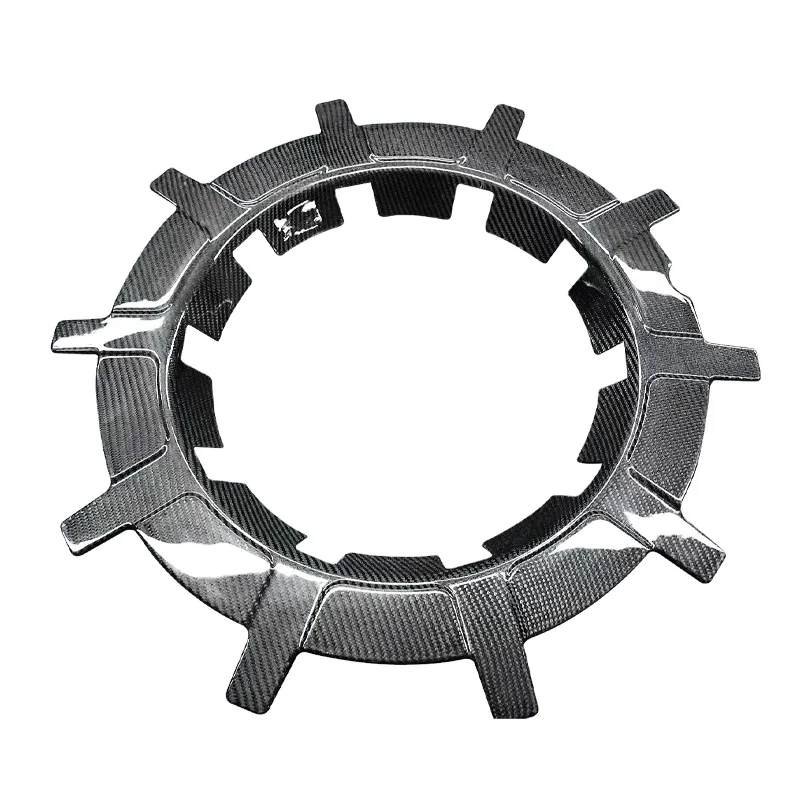 Real Carbon Fiber Forged Wheel Construction Hub Cap New Condition  for B rabus 19