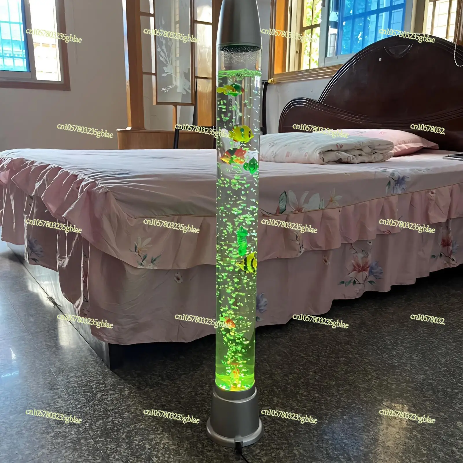 Las lámparas de agua de burbujas personalizadas llevaron el tubo de luz llevado de la burbuja de agua de la venta caliente de la lámpara de la decoración móvil