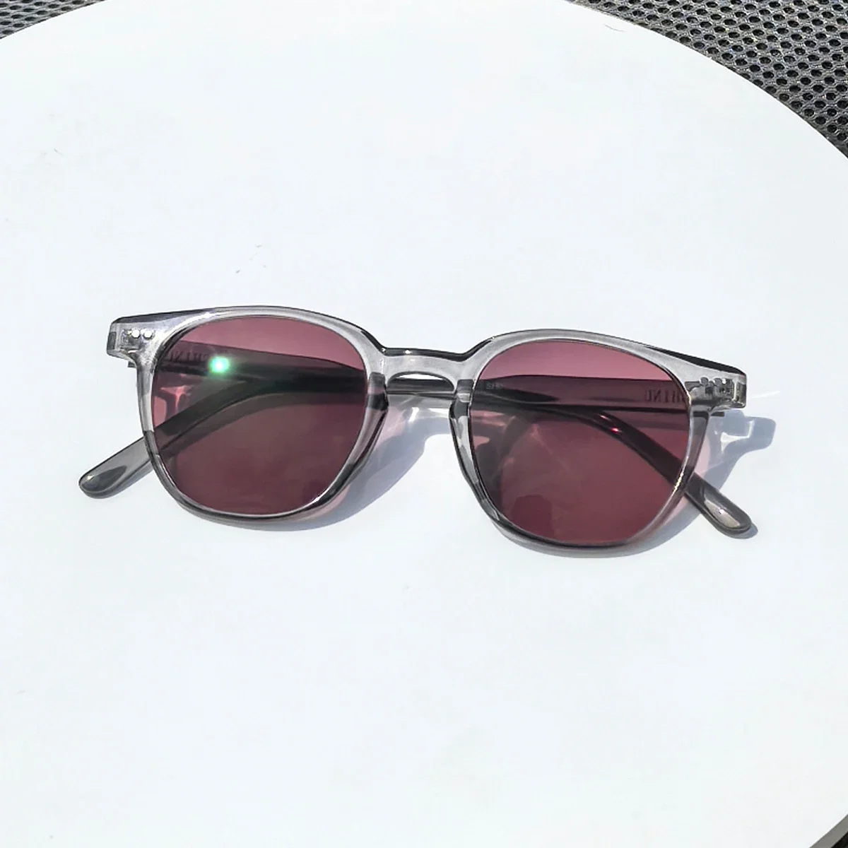 SHINU FL-41 Brille FL41 Getönte Gläser, Rose FL41 Gläser 480-520nm Filter Speziell für Migräne-Linderung Lichtempfindlichkeits-Brillen – Detail 19