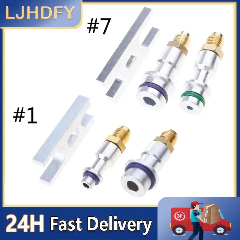 Car Air Conditioner Leak Test Plug Stopper Refrigeration Hose Connector Auto CPipe Leak Detection Maintainance Tools