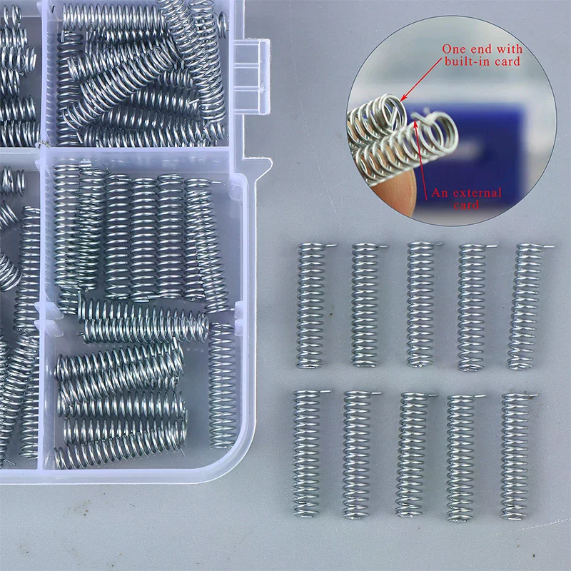 【NEW】10/100Pcs Auto Folding Car Key Rotation Shaft Springs – High-Tension Spiral Coil For Remote Flip Key Repair Tool Kits