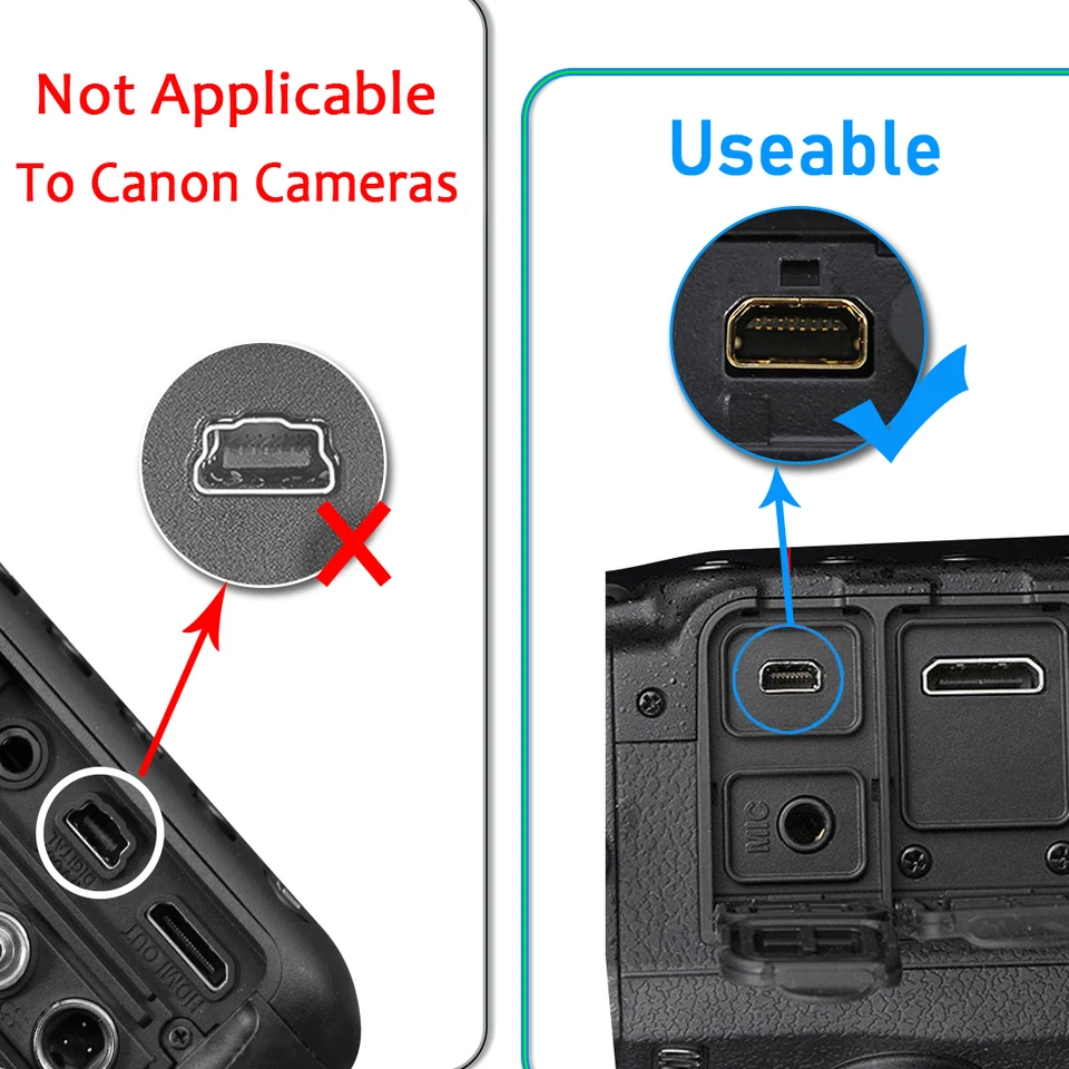 Nikon D7000 iPhoneに写真を移すケーブル付き キヤノンやニコンのフルサイズ一眼とiPhoneを直接つないで撮影画像を
