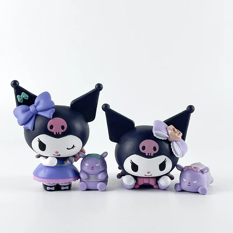 Sanrio Kulomi série de festa de aniversário caixa cega maré jogar figura brinquedos ornamento periférico presentes
