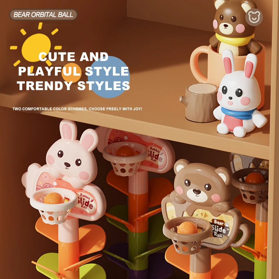 ของเล่นลูกบอลดรอปมอนเตสซอรี่เหมาะเป็นของขวัญสําหรับเด็กอายุ 1-3 ปี มันคือหอบอลหมุนได้สําหรับเด็กทารก