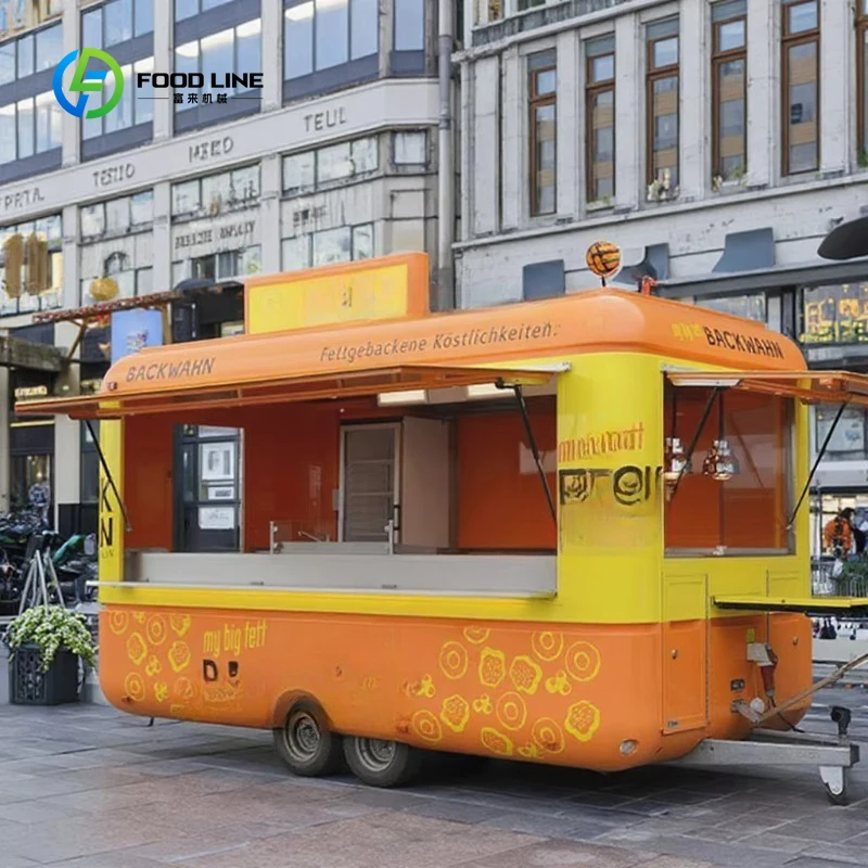 

Customized Food Trailer Licensed Trailer Overland Trailer Pizza Burger and Other Snack Sales