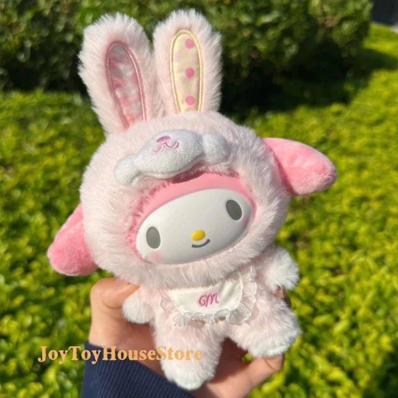 Caja ciega Sanrio Elf Bunny Serise Kawaii, juguetes colgantes de vinilo, caja misteriosa Sanrio V1/V2/V3, juguete personalizado, regalo de cumpleaños