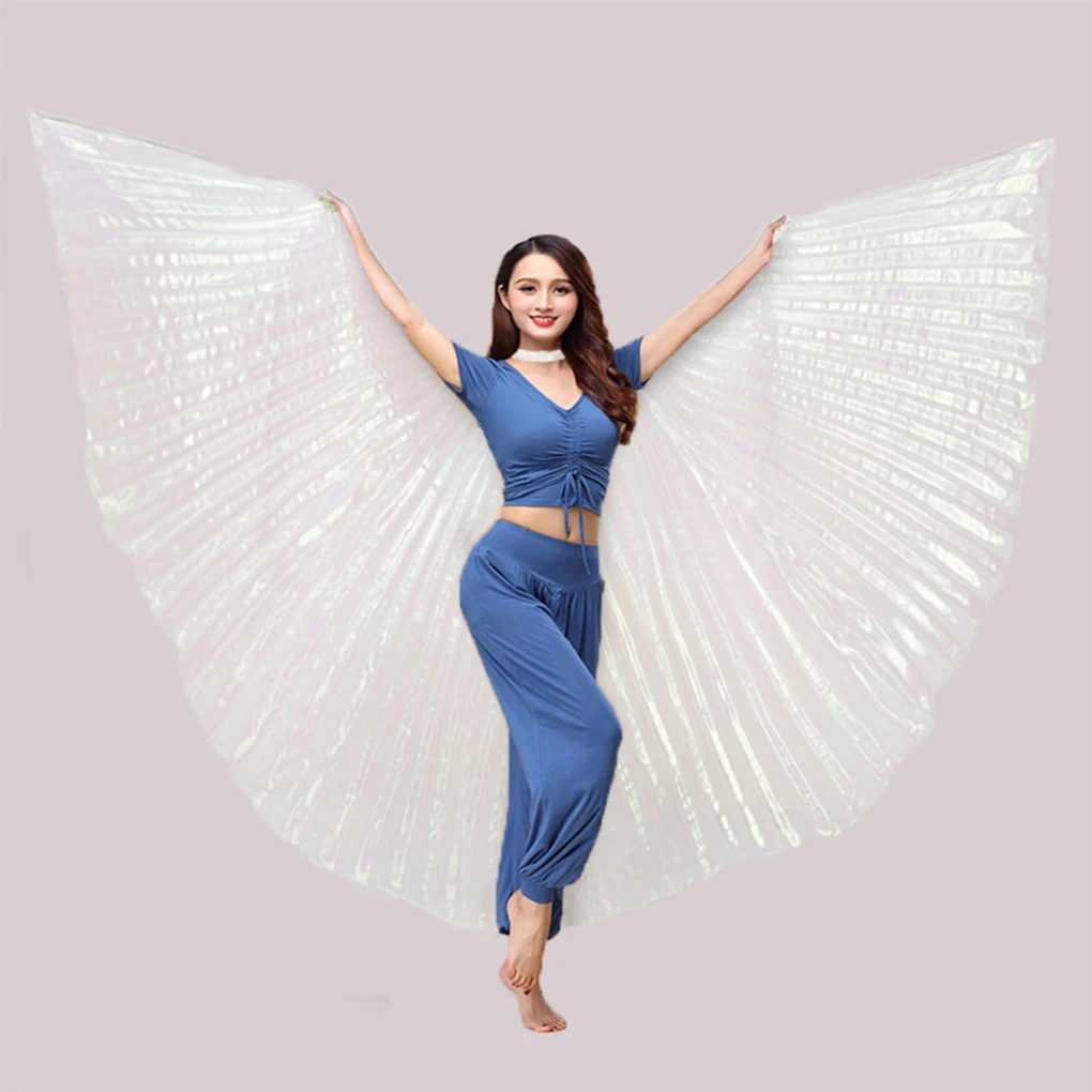 Ala de danza del vientre disfraces para adultos señoras accesorios de baile fiestas negro