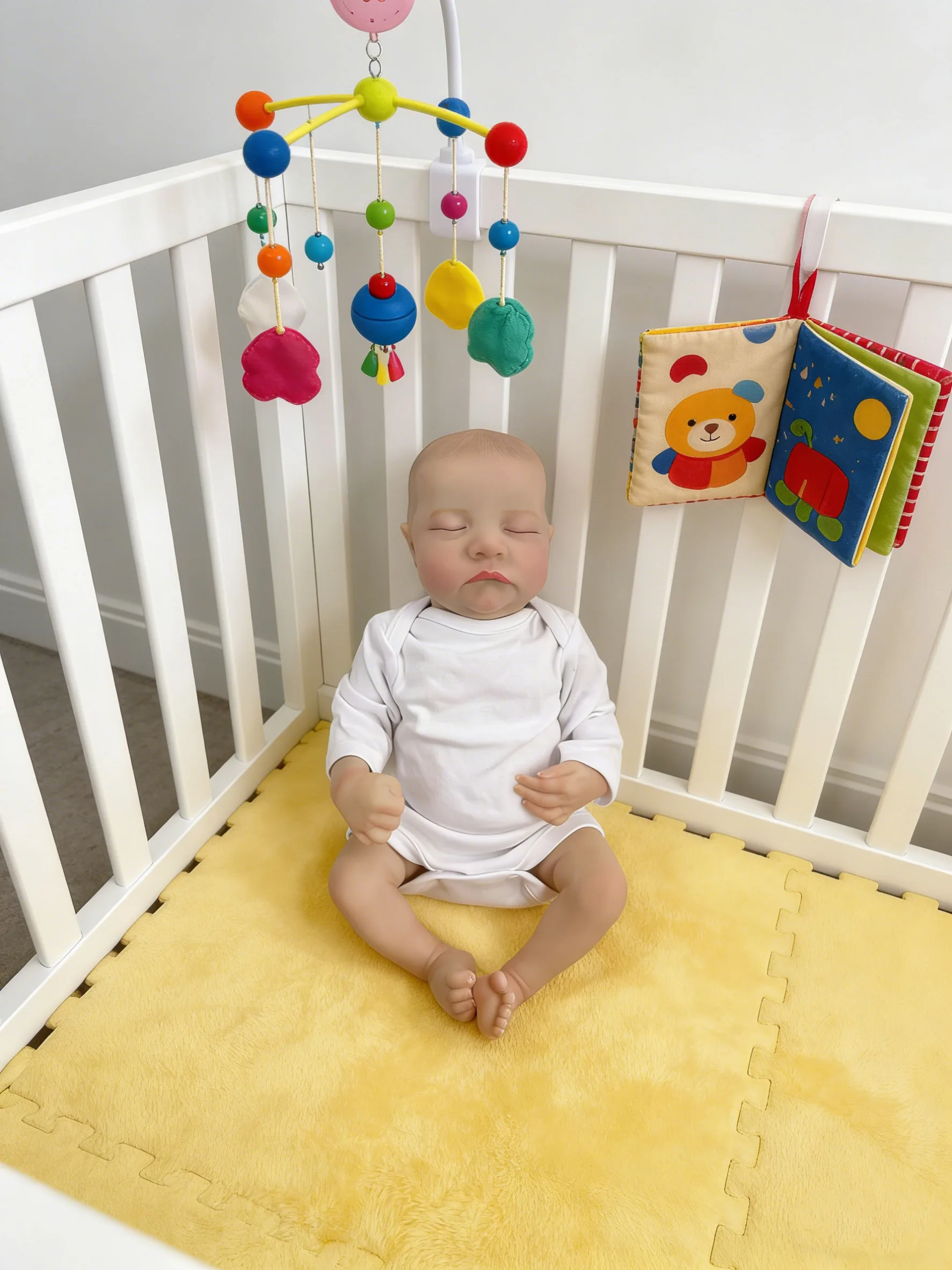 

Реалистичная многослойная живопись кожи, видимые вены, 19-дюймовое хлопковое тело/полное виниловое тело, ручная роспись, волосы, сон, кукла реборн