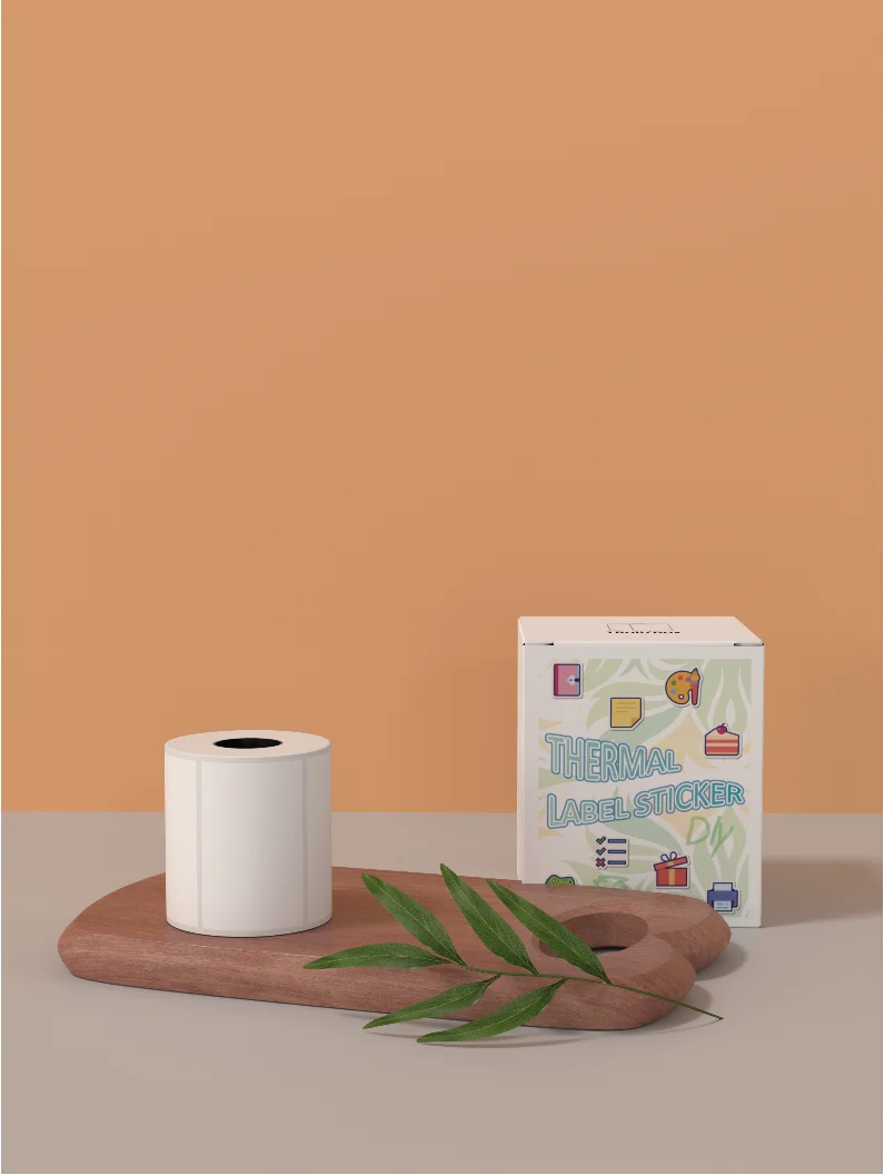 30x20mm White Self-Adhesive Thermal Labels for Durable Barcode Printing & Office Organizing