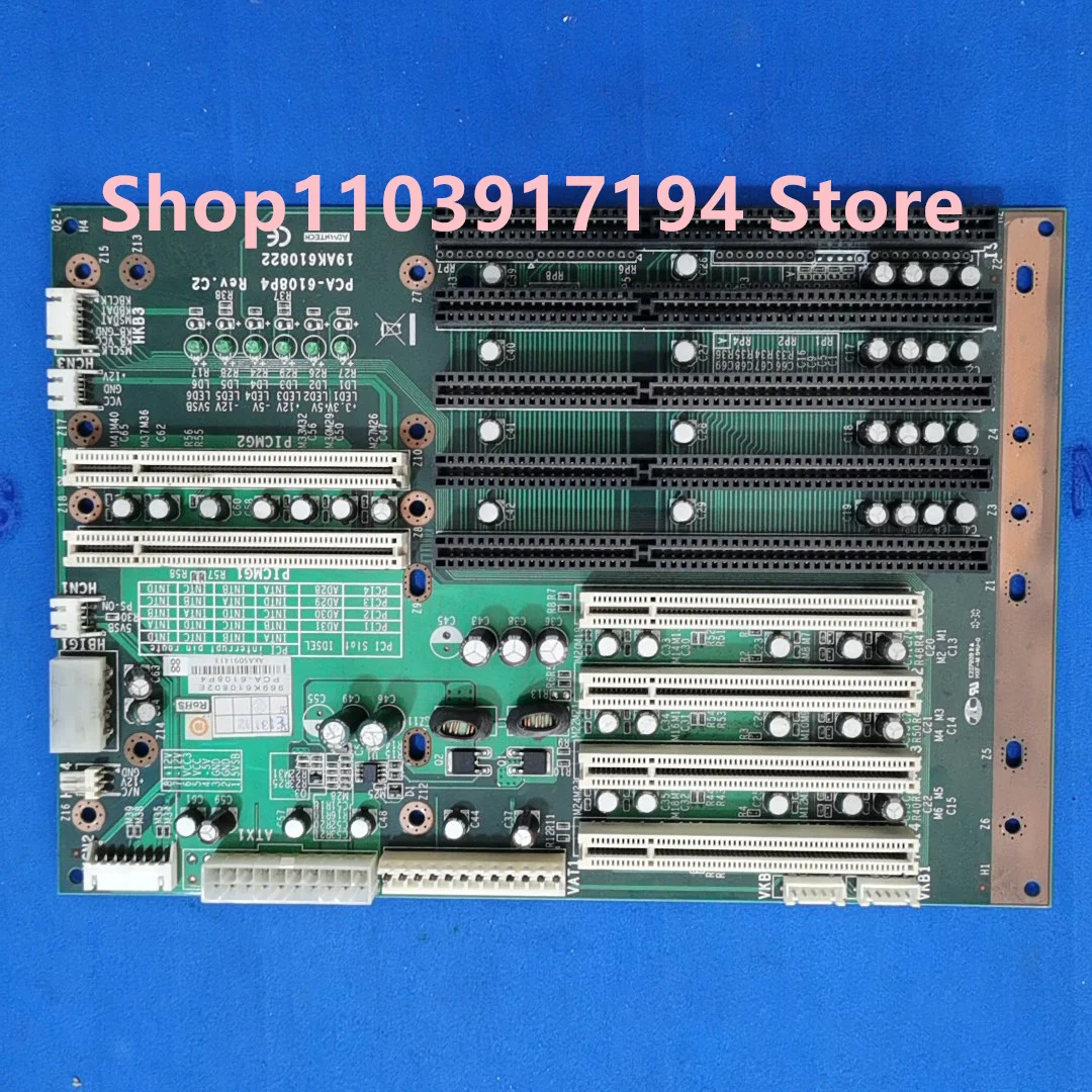 

FOR ADVANTECH IPC-6608 Industrial computer backplane PCA-6108P4 Rev.C2 19AK610822