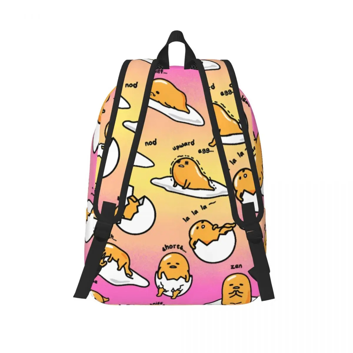 Mochila Gudetama para niño y niña, mochilas escolares para estudiantes, mochila de lona con bonitos dibujos, bolsa primaria para preescolar al aire libre