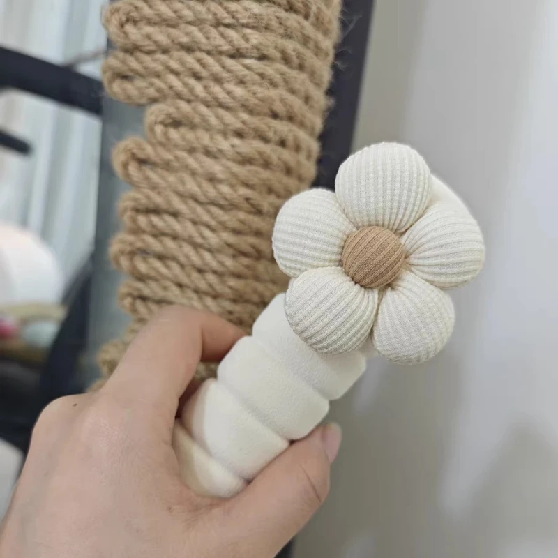 Türgriffabdeckung Rutschfest Antistatisch Aufprallschutz Dekorativer Schutz für Schlafzimmertür mit Weichem Blumenmuster für den Hausgebrauch – Detail 8