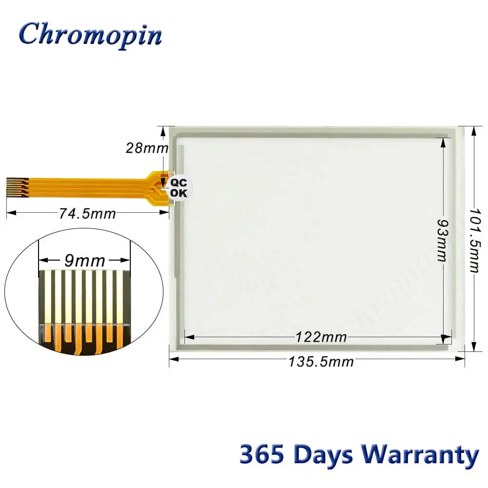 GP-4301TW PFXGP4301TADW Touch Screen Panel Digitizer & Protective Film Front Overlay for PFXGP4301TADWC PFXGP4301TDWC