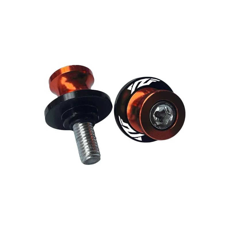 For YAMAHA YZF R1 R1M R3 YZF R6 R7 R9 R25 R125 YZFR6 YZFR1 Motorcycle Swingarm Spool Sliders CNC Aluminum Rear Stand Screws 6MM
