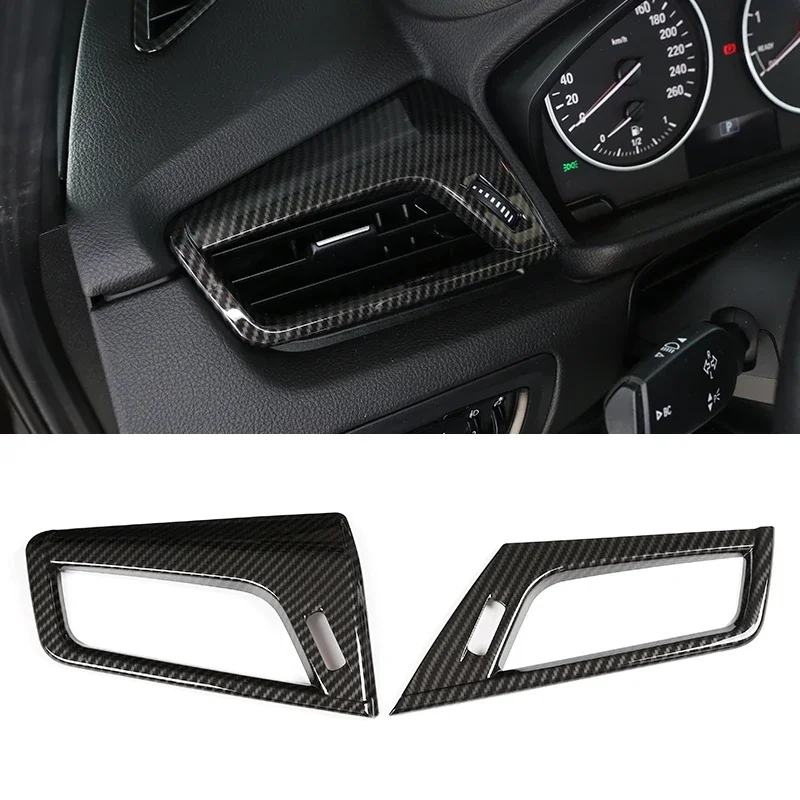 Car Side Air Condition Vent Outlet Frame Trim Cover Sticker Accessories For BMW 2 Series Active Tourer F45 F46 218i 2015-2018