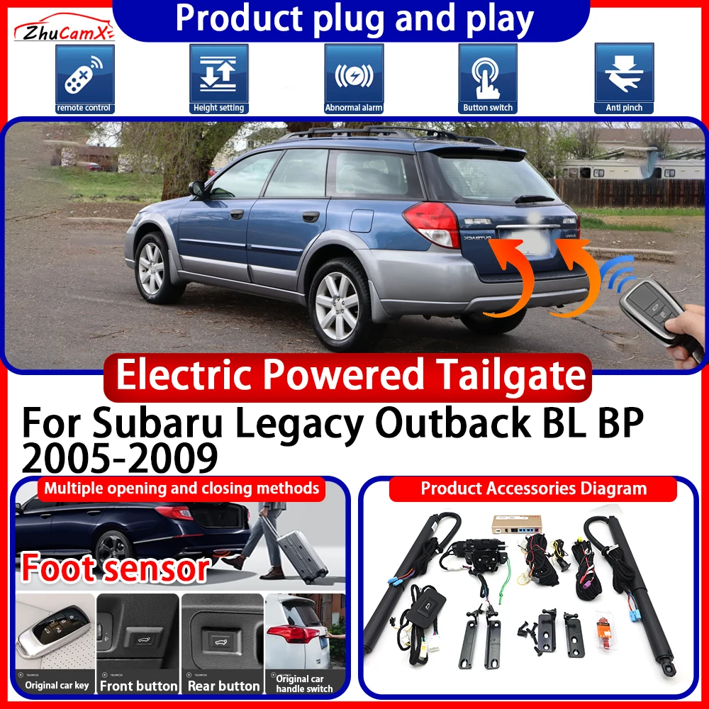 Electric OEM Powered Tailgate for Subaru Legacy Outback BL BP 2005-2009 anti pinch Smart Intelligent Trunk Control Gate Lift Kit