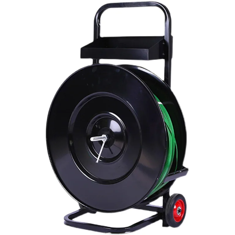 Baler with Disc Car Plastic Steel PP Packing Belt Bracket Trolley Durable Tool Parts for Packaging Industry