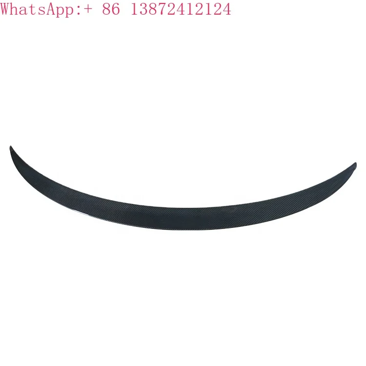 

Real Dry Carbon Car Rear Trunk Spoiler for Tesla Model 3 Sedan 4-Door Trunk Lip Wing 2017up