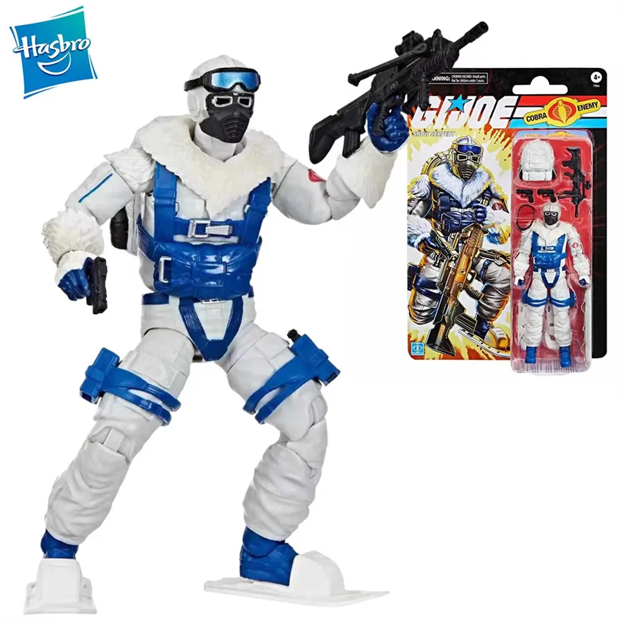 

Hasbro G.I. Joe Series Original Retro Cardback Snow Serpent 6-Inch(15CM) Model Toys Children Gift Christmas