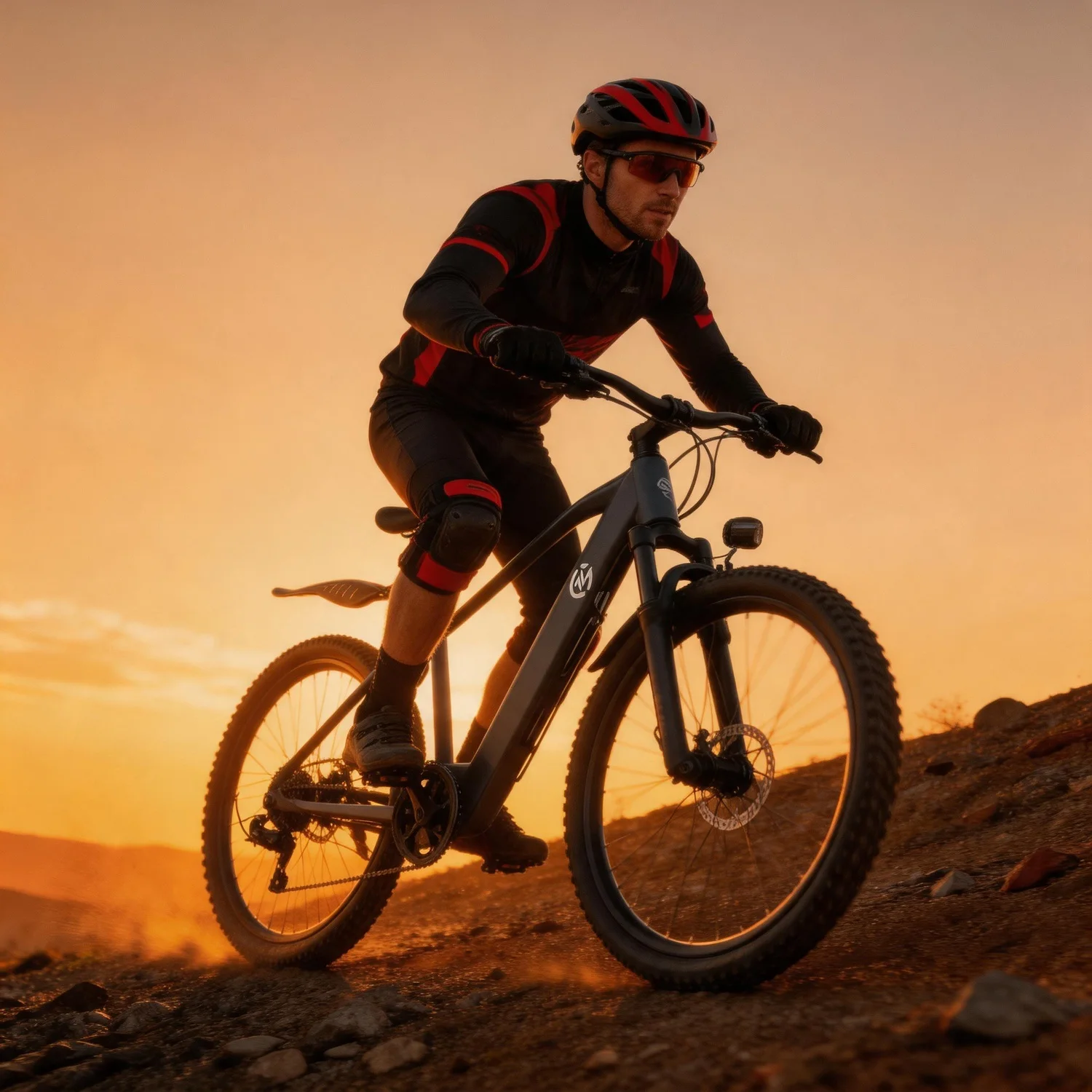 Mtb Pedals - Elektro-Mountainbike für jedes Gelände, Vollfederung, Tretunterstützung,