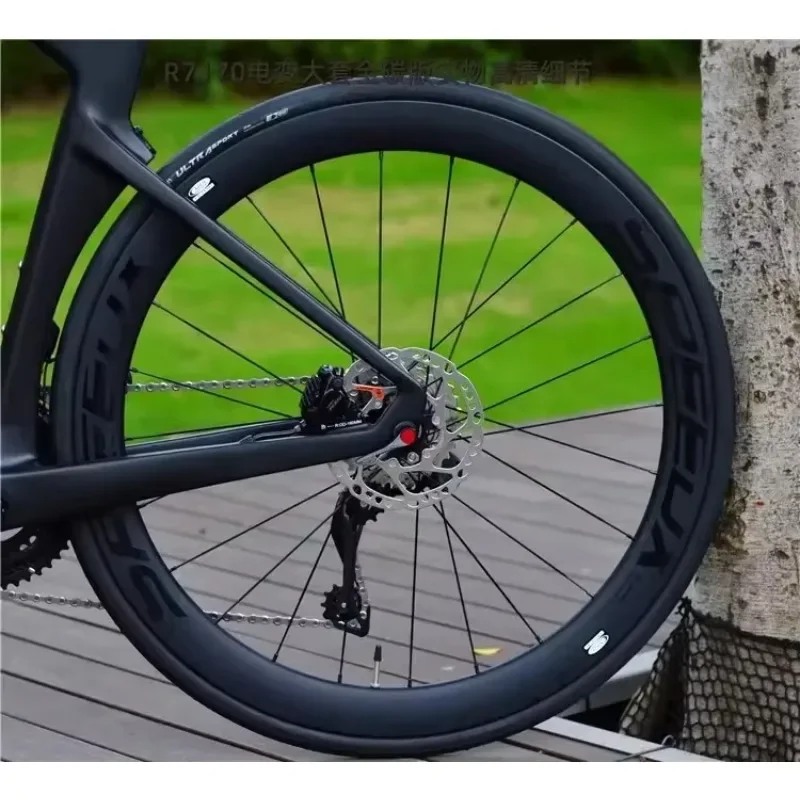 تويتر R10pro DI2 105/R7170-24S التحول الإلكتروني الصحن الهيدروليكي الفرامل ألياف الكربون الطريق دراجة-عالية الأداء الدراجات والعتاد #4