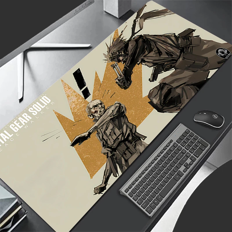 Mousepad Pattern Game Pad Rubber Mouse Pad Accessories Desk Mat Non Slip Office Table Mat M-metal Gear Solid Gamer Keyboard Pad
