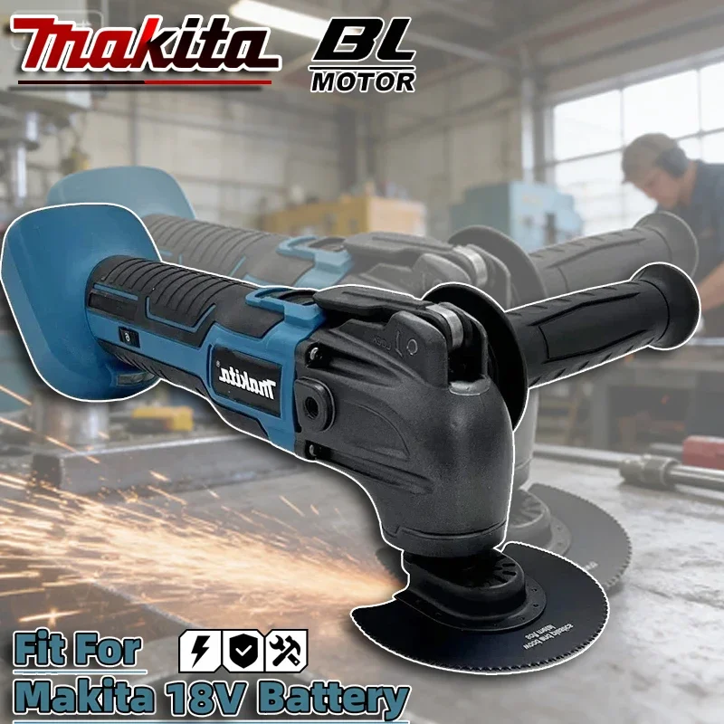 

Makita 600W Oscillating Multi Function Tool 20000OPM Electric Saw Trimmer Cutting Woodworking Power Tool for 21V 18V Battery