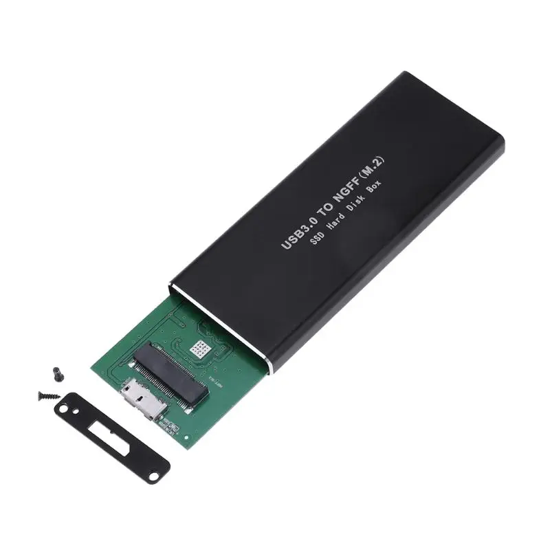 USB 3.0 M2 SSD Gabinete Caso USB3.0 para M.2 NGFF Gabinete de estado sólido externo SSD Box Suporte 2230 2242 2260 2280 M2 SDD