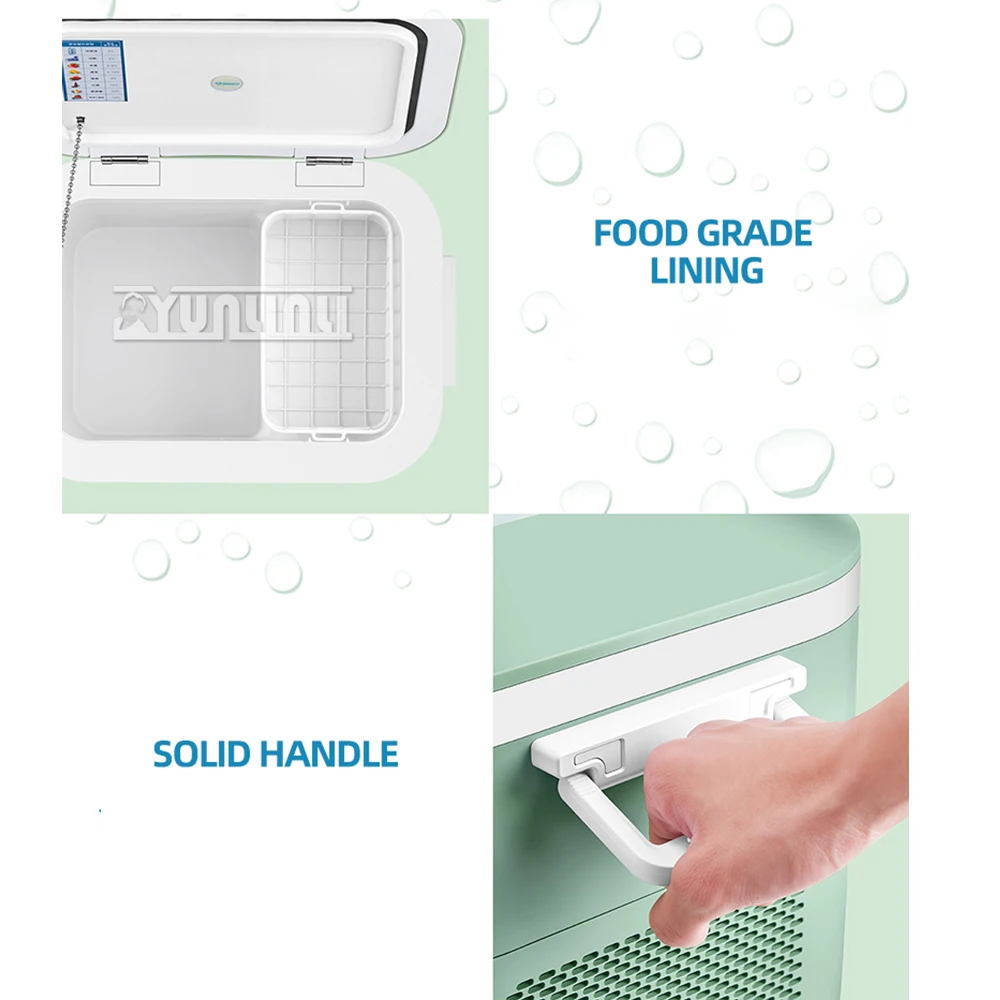 Mini Refrigerator Car Fridges 12/24V Drinks Cooler Compressor Refrigeration Machine Nevera De Viaje