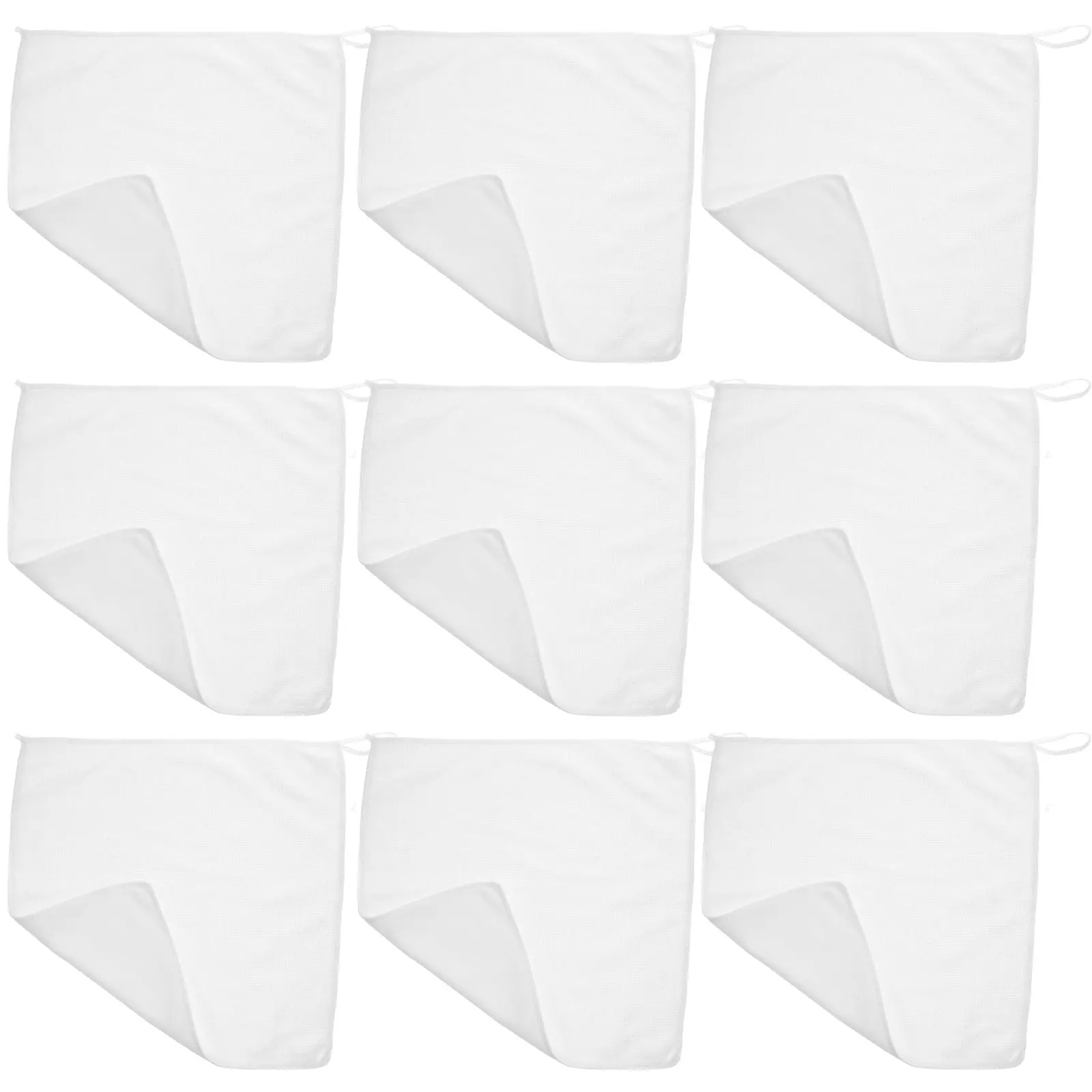 

10 Pcs Polyester Fiber Cloths Durable Wash Towels Cleaning Rags Kitchen Countertop Dish Towels Reusable Wiping Cloth
