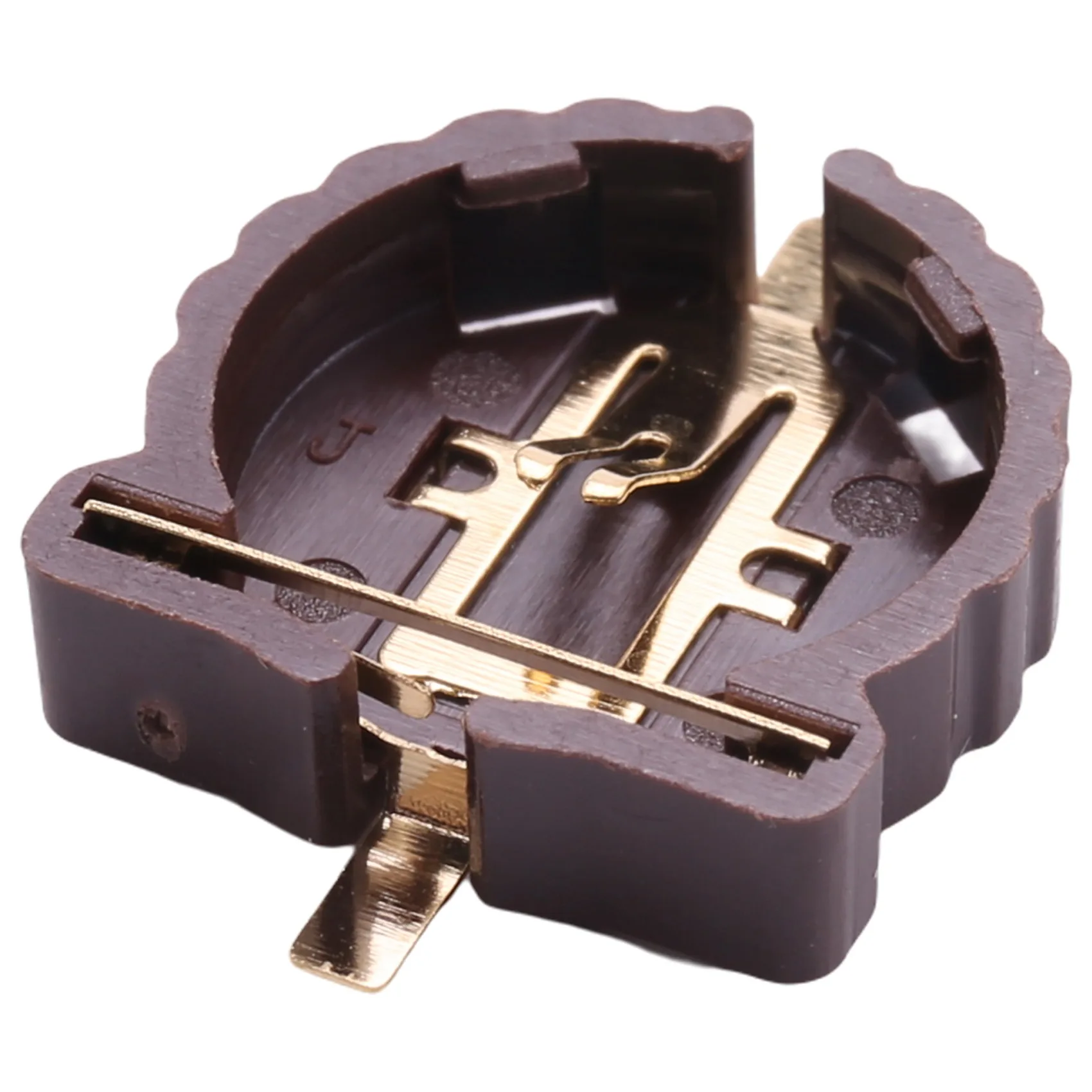 A23F-20PCS CR1220 CR1225 Button Battery Holder 3V Button Battery Holder Plating Temperature