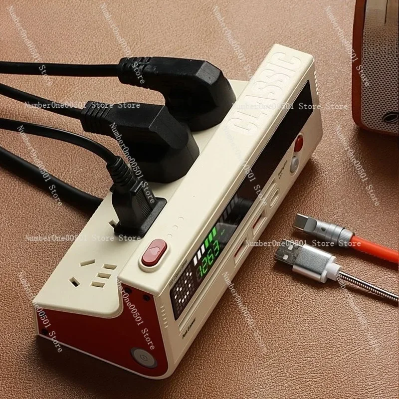 Retro Game Console Power Strip Multi Outlet Fast Charging Desktop Decor Gift
