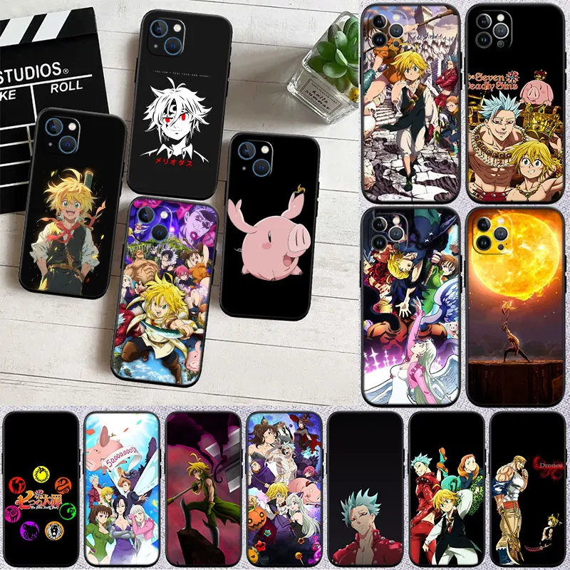 IO68 S-Seven D-Deadly Sin Phone Case for Samsung Galaxy Note 10 20 S23 S22 Ultra FE Plus M06 M15 M16 M35 M55