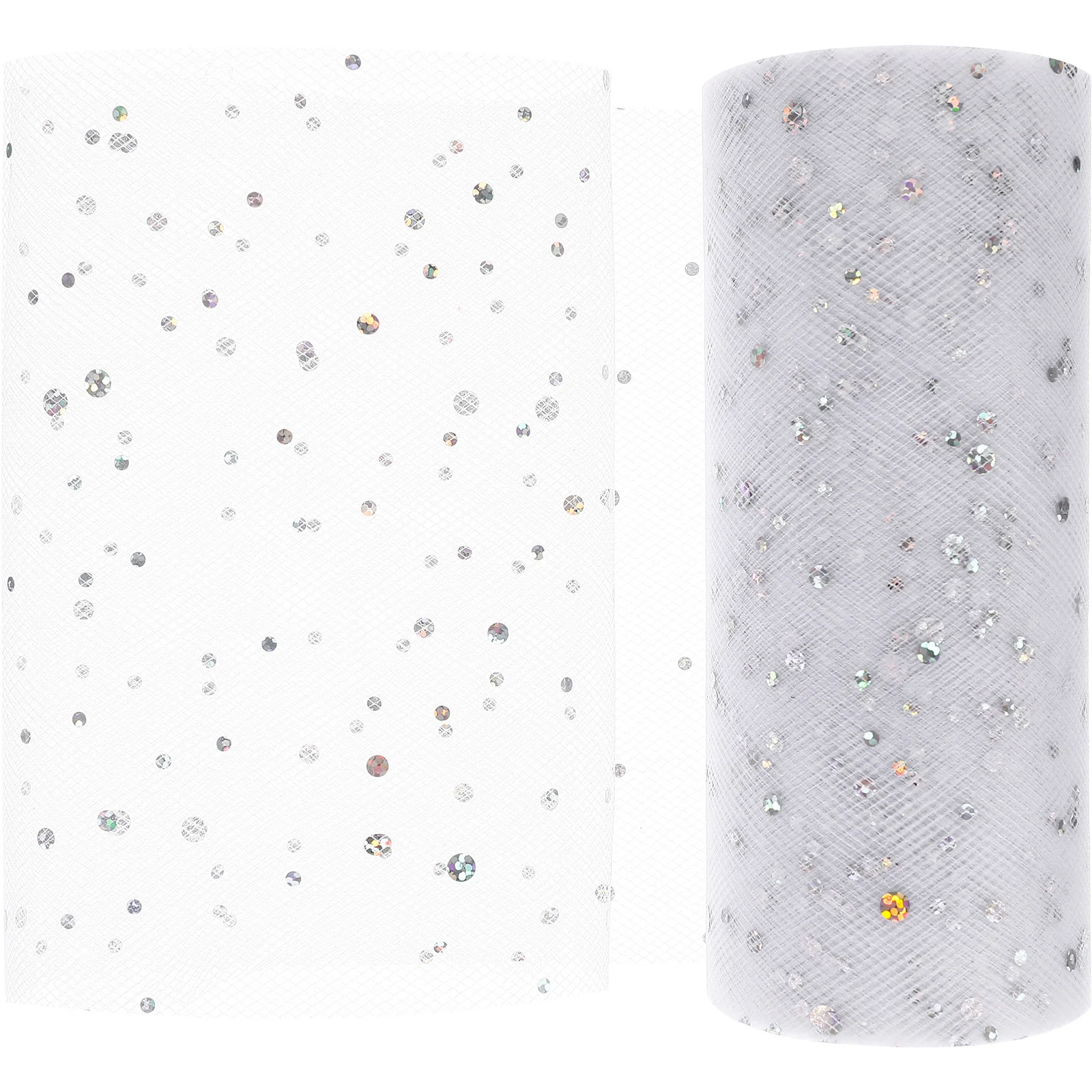 

Sequin Mesh Rolls Tulle Fabric High-Grade Gauze Ribbon DIY Decoration Crafts Wedding Party Glitter Bow Gift Wrapping Creative
