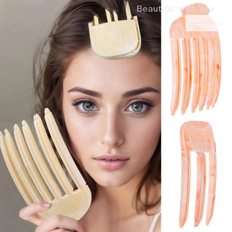 

Fluffy Hairpin Curling Bangs Clips Hair Roots Volumizing Hair Clips Women Curling Fixed Shape Clips Fashion Volume Hair Roller