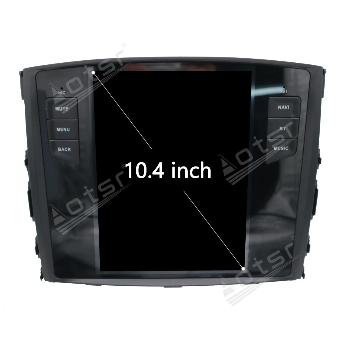 Vertical Screen Style Android Car Dvd Player For Mitsubishi Pajero V97 V93 Shogun Montero 2006+ Year Quad Core 64G