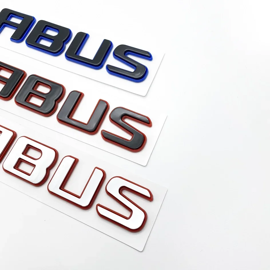 Suitable for Mercedes Benz Brabus New G-class Modified Car Logo G700 800 900 Displacement Standard Rear Tail Iabel Car Sticker