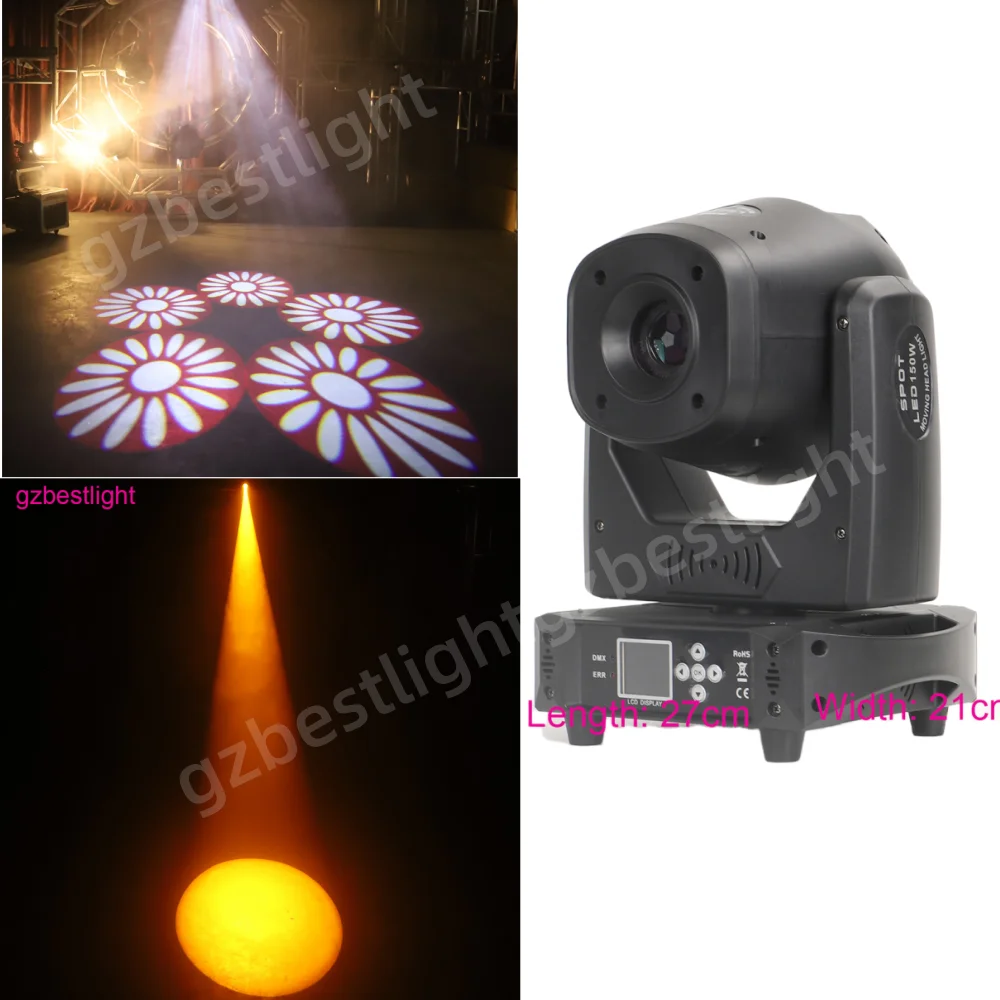 personalizado led spot feixe de lavagem luz roda gobo movendo a cabeca para dj party quick fast lock alta qualidade cabeza movil em 150w 01