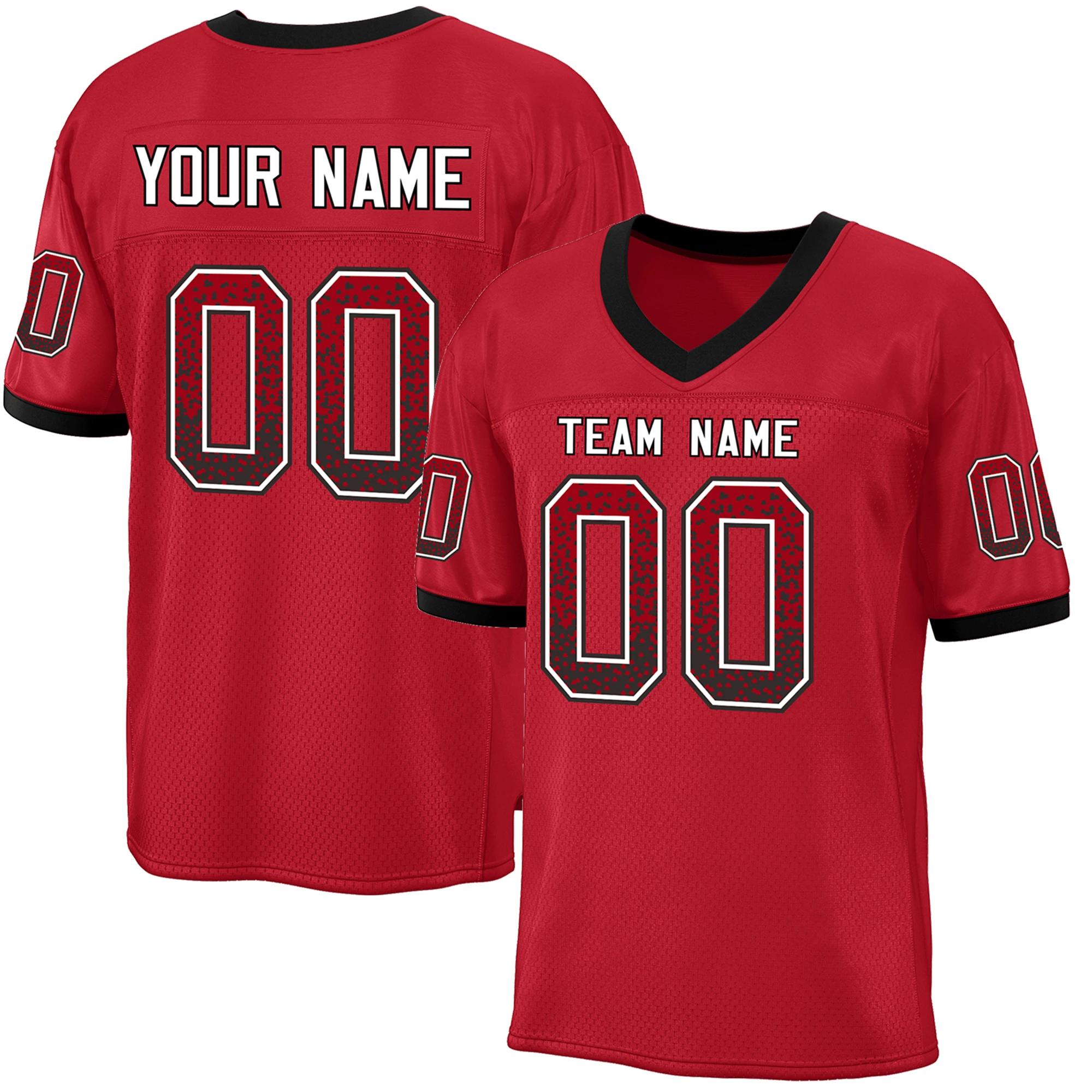 

Sublimation Custom Rugby Jersey Personalized Name Number Short Sleeve Shirt Football Uniform for Adult Youth S-6XL