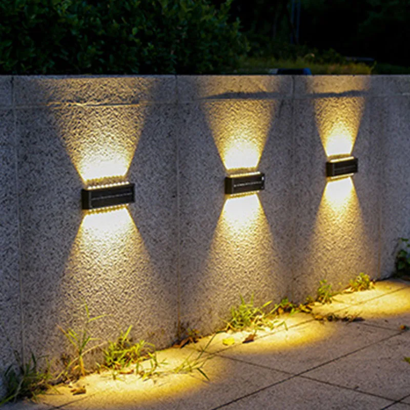 

Solar Outdoor Wall Light Waterproof Garden Light Courtyard Balustrade Decorative Atmosphere Lamp Down Luminous Solar Lamp