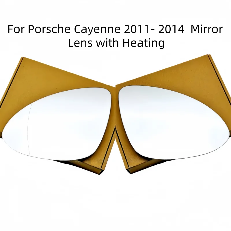 

Для Porsche Cayenne 2011-2014 зеркальные линзы с подогревом, автомобильные аксессуары, светоотражающие линзы заднего вида, стеклянная сторона, новинка
