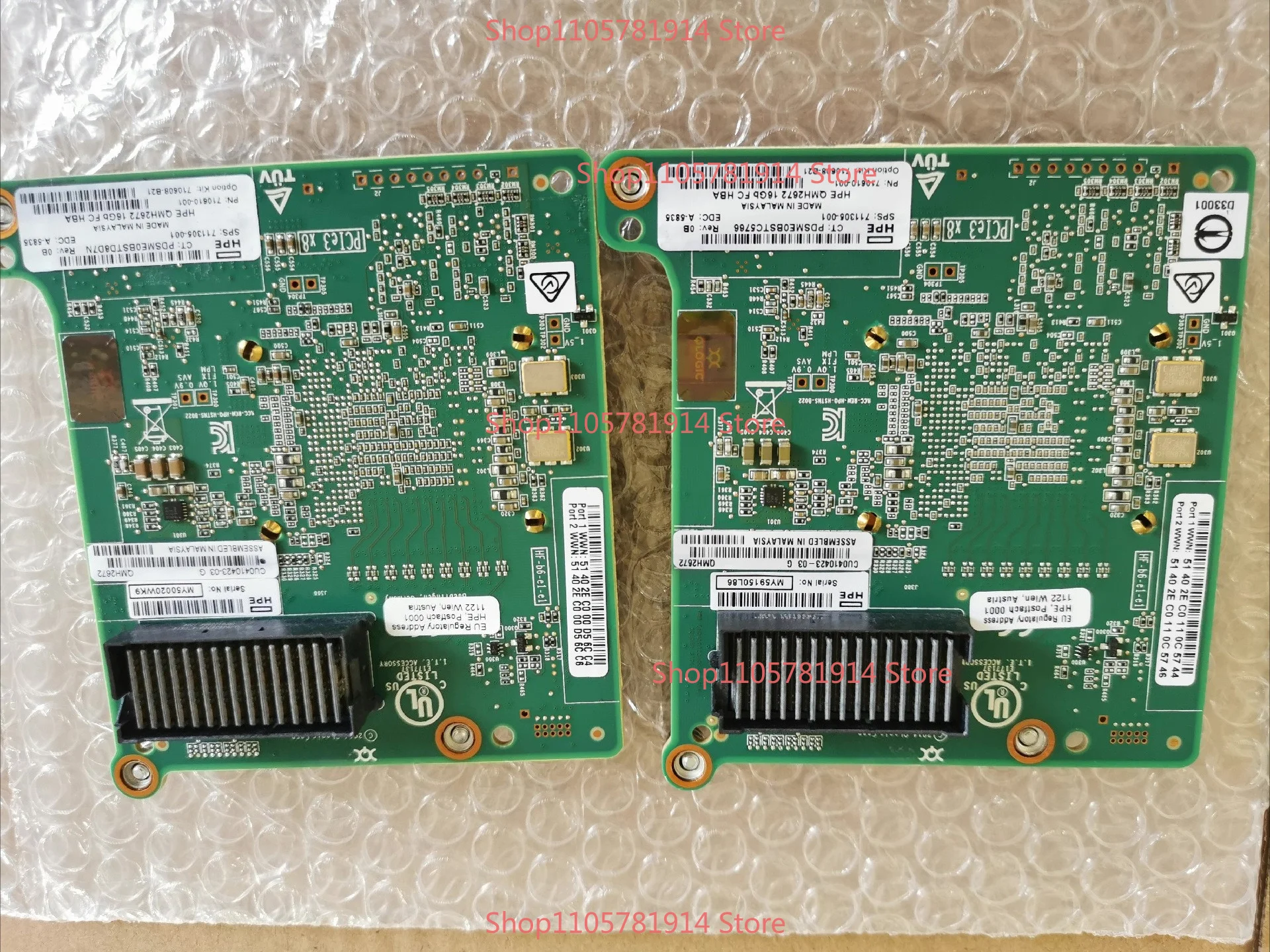 For HP FC Knife HBA Card HP QMH2672 710608-B21 711305-001 710610-001 16G FC Blade HBA Card 1pcs