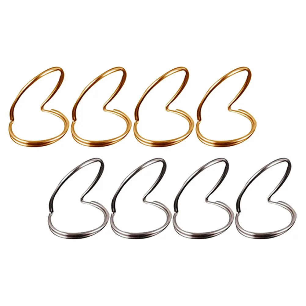 8Pcs Guitar Picks Metal Creative Durable Comfortable Design Portable Instrument Accessories Useful Picks